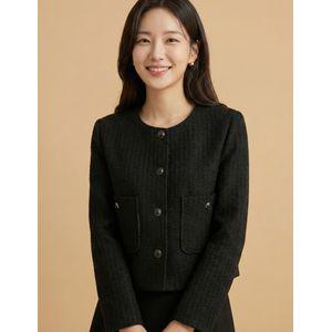 조이너스 진주 펄 트위드 자켓-JW23JK1403007A