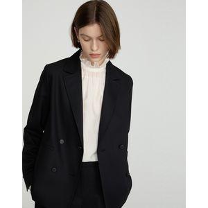 닥스레이디스 25SS [SET-UP][울]블랙 더블버튼 테일러드 자켓 DLJA5B203BK