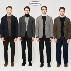 [웅니버스] 인터메조 26FW 울 캐시미어 블렌디드 자켓