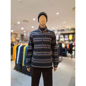퀵실버 빌라봉 BOUNDARY MOCK 하프 집업 플리스 AF31FH013 BLK