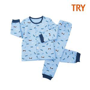 TRY [트라이] 크리켓 보온 상하복 블루