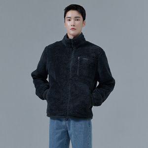 체이스컬트 남성 플리스 보아본딩 하이넥 집업-CFZK4303D09