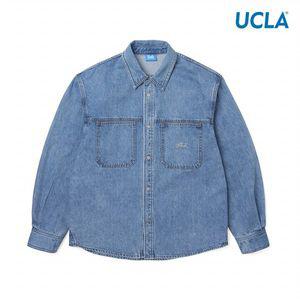 UCLA 남여공용 투포켓 데님 셔츠(UA3LS82)