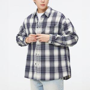 스파오 오버핏 플란넬 체크 셔츠 (SPYWE4TC04 RE) (SPYWF11C54-O)