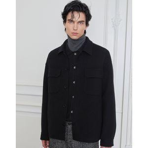 질스튜어트뉴욕 맨 남성 블랙 Double Pocket 핸드메이드 셔켓 JNSH4D202BK
