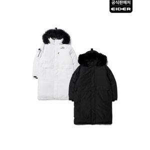 아이더 여성 타이탄 리버스 긴기장 다운 자켓_DUW23553