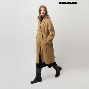시슬리 밸티드 롱 핸드메이드 코트 SACT80561