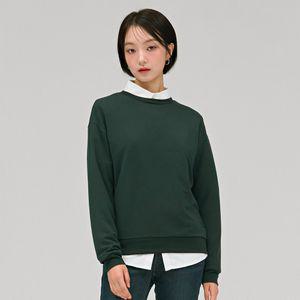 체이스컬트 여성 루즈핏 데일리 기모 맨투맨 티셔츠-DFRG5171C0C