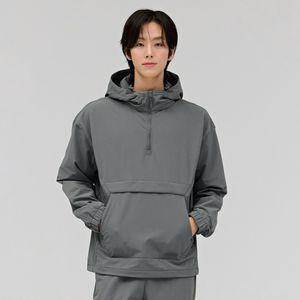 체이스컬트 공용 스트레치 기모 후드 아노락 티셔츠-DFRU5129D0V