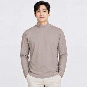 파파브로 남성 3컬러 기모 베이직 반폴라 티셔츠 NA-TSK-SPANPOLA