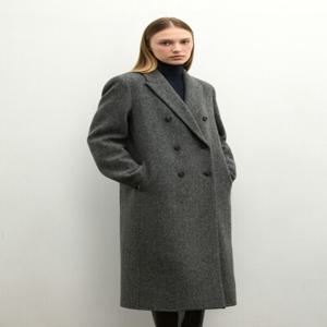 더블 알파카 코트
