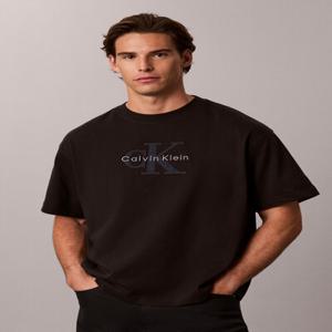 [CK] 릴렉스드 데님 워시 모노그램 그래픽 반팔 티셔츠 4RH800G UB1
