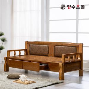 장수온돌 장수온돌 온재서랍 쿠션등받이형 홍맥반석 돌소파 온열카우치 건강소파
