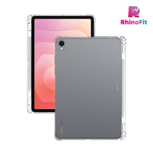 라이노핏 갤럭시탭 S12+ TPU 클리어 플러스 S펜 수납형 투명 젤리 케이스
