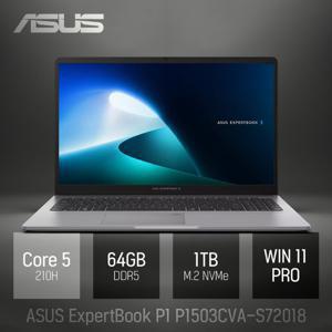ASUS ⓒ ASUS ExpertBook P1 P1503CVA-S72018 64GB 1TB WIN11  / 15.6인치 고성능