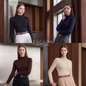 [ESCADA] 에스까다 26FW 울실크블렌딩 시어 니트