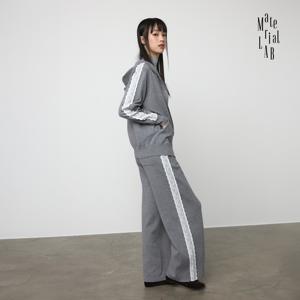 머티리얼랩 26FW 밀리언마일러 레이스 니트 팬츠