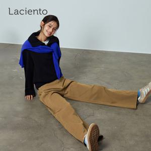 라씨엔토 26FW 워시드 다잉 커브드 기모 팬츠 1종