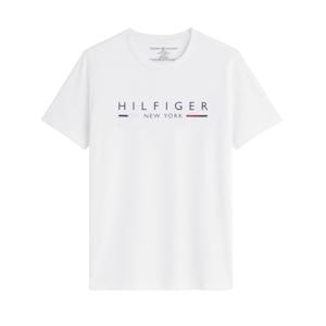 타미힐피거 남성 반팔티 반팔 티셔츠 화이트 09T4535-100