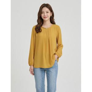 [하프클럽/꼼빠니아]진주 포인트 블라우스-CW22RB0101510A