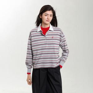 [타미힐피거] 여성 럭비 스트라이프 폴로 스웨트셔츠 2컬러 택1 T22G7TTO052WT1 T22G7TTO052WT1