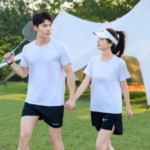 [하프클럽/옷자락]남녀 공용 쿨메쉬 루즈핏 반팔 티셔츠