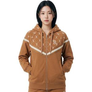 [하프클럽/MLB]MLB 공용 모노그램 배색 후드집업 3ATRM0144-43CAS