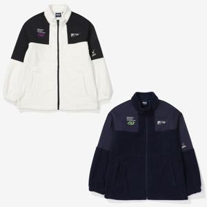 [하프클럽/휠라]휠라 키즈 우븐 믹스 UR 플리스 셋업 자켓 FK2FTF4501X