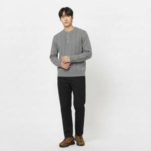 [행텐]남성 스판 기모 치노 테이퍼드 팬츠-HC50176910560