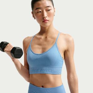 나이키브라탑 HQS IB9844-486 프로 심리스 여성 라이트 서포트 패드 스포츠 브라