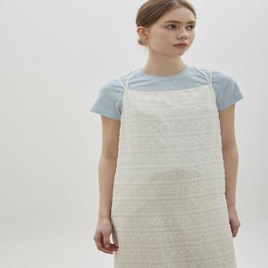 [씨씨콜렉트] 라운드넥 티셔츠  슬리브리스 원피스_C262MSE034 (2color) C262MSE034