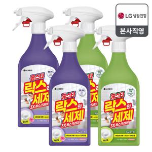 홈스타 락스와세제 욕실청소용 폼 스프레이 500ml x 4개 2종 택1