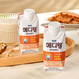 메디웰 완전균형영양식 구수한누룽지맛 1박스 (200ml X 18팩)