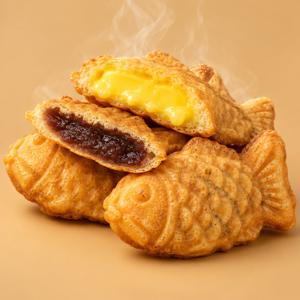 [30% 13930원 개당 6백원꼴] [20마리] 앙금을 가득채운 단팥/슈크림 붕어빵 650g x 2개(붕어빵 20마리)