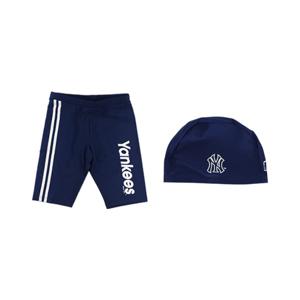 [하프클럽/MLB]MLB 키즈 스트라이프세트 수영복 팬츠 71SW68831-50N
