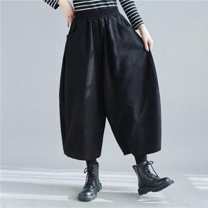 [오노마] ONM 여자 가을 밴딩 통바지 와이드팬츠 코듀로이 배기바지