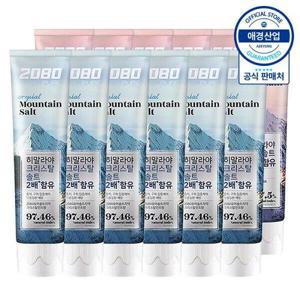 [2080][애경] 2080 히말라야 퓨어솔트 플러스 치약 150g x12개