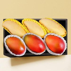 갤러리아_[스윗베러] 망고 혼합 6과 선물세트 2.2kg내외 (골드 3과, 애플 3