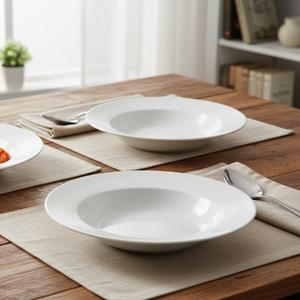 RAK 라크 포셀린 호텔 스프 파스타 화이트 딥플레이트 (대) 30cm 2P 세트