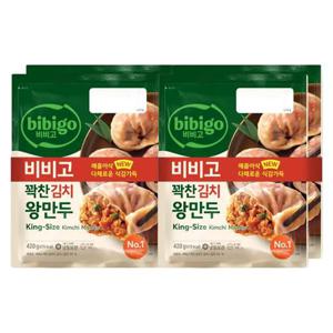 [CJ] 비비고 꽉찬 왕만두 김치 420g x4개