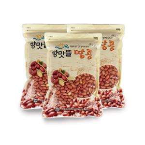 [향맛뜰] 여주 햇 볶음땅콩 300g x 3봉 / 고소한 국내산 땅콩