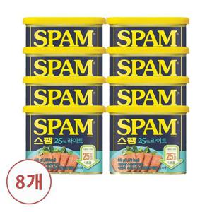 갤러리아_[CJ]스팸 25% 라이트 340g X 8개