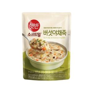 [햇반 소프트밀] 버섯야채죽 420gx3팩