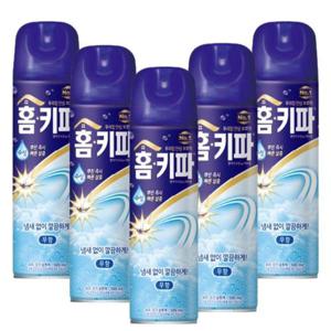 모기약 홈키파 스프레이 수성 에어졸 무향 500ml 5개  HWA1907F