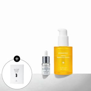 [정가174,900원]체르엠 미백 주름 2종세트(스템앤셀미미셀 5ml+비타민 에센스 30mll+쫀득 마스크팩증정)