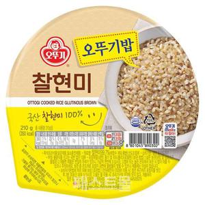 오뚜기밥 찰현미 210g x 18개
