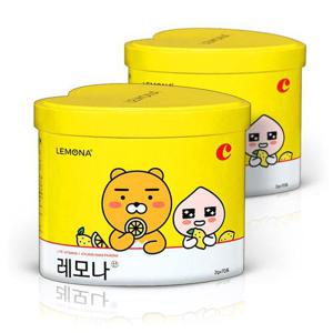 경남제약 레모나 산(비타민C) 2g 70포(하트캔) 2개