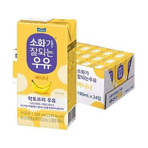 [매일유업]매일 소화가 잘되는 우유 바나나 190ml 24팩