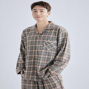 [BYC][BYC 본사] 면선염 기모 커플 잠옷 세트 NCZ1020