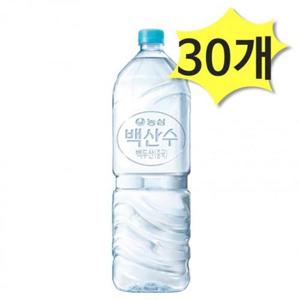 DI 농심 백산수 무라벨 2L x 30개 생수 물2리터
